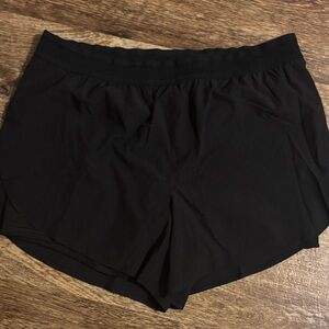 Avia Women's Black Athletic Shorts with Built In Compression